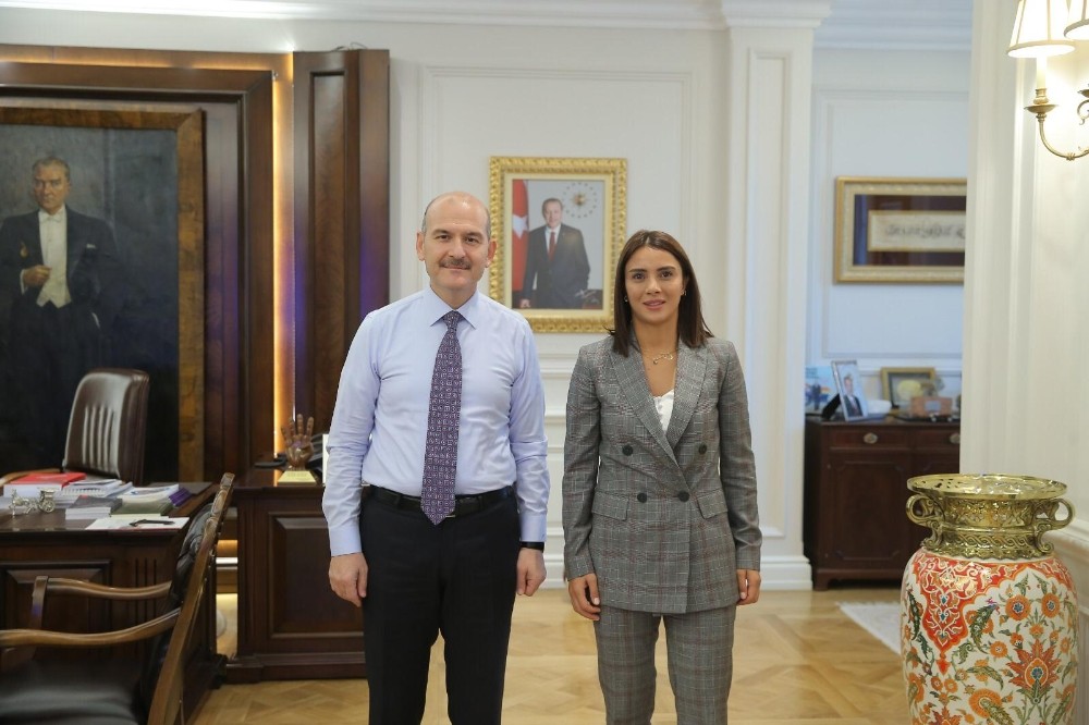 Sabriye Şengül’den Bakan Süleyman Soylu’ya ziyaret 