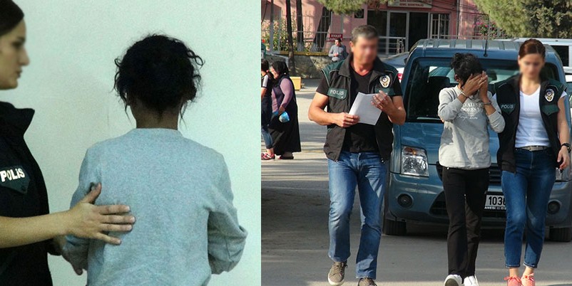 Saçlarından 33 paket uyuşturucu çıktı