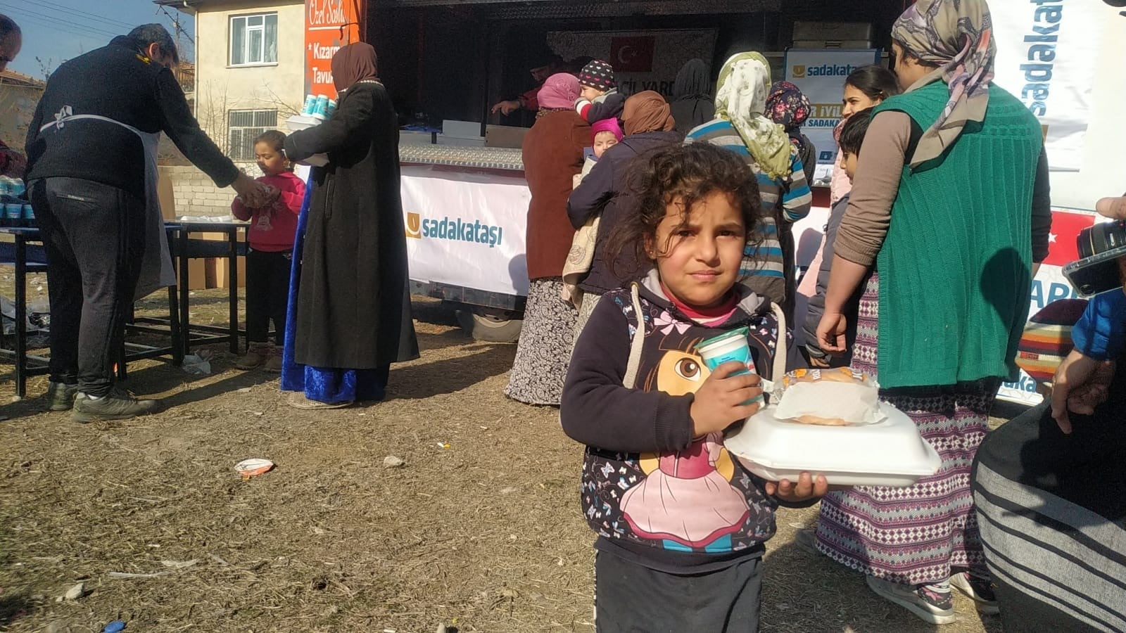 Sadakataşı deprem bölgesinde
