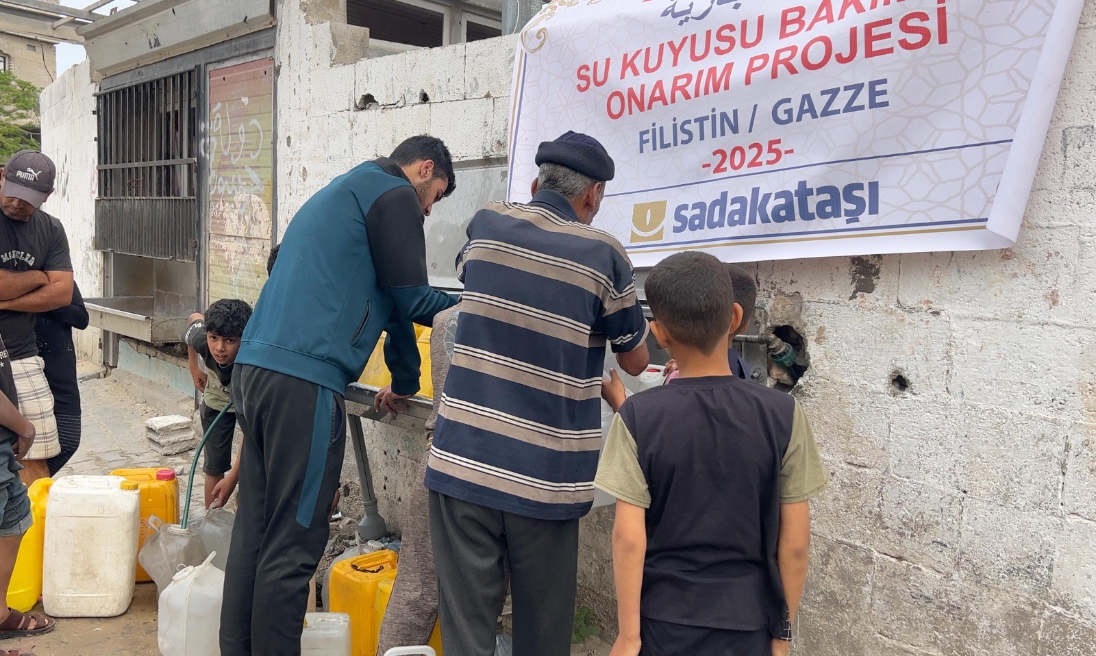 Sadakataşı Gazze’de su kuyusu onarımı gerçekleştirdi