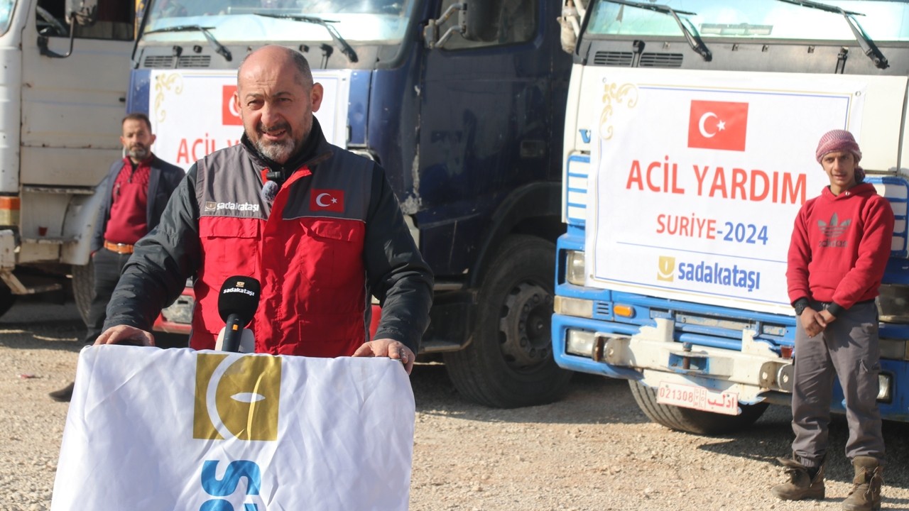 Sadakataşı’ndan Suriye’ye insani yardım konvoyu