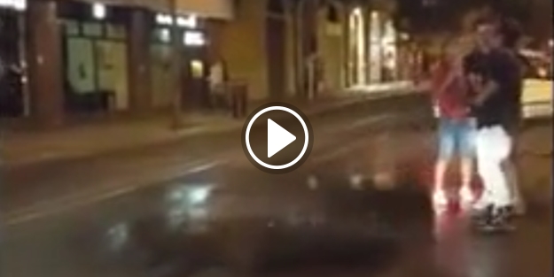 Sadece 1 metrekarelik alana yağmur yağdı