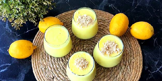 Sadece 2 limonla 10 dakikada tatlı tarifi