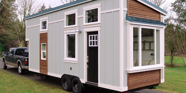 Sadece 22 metrekare, ama çok şık bir ev!