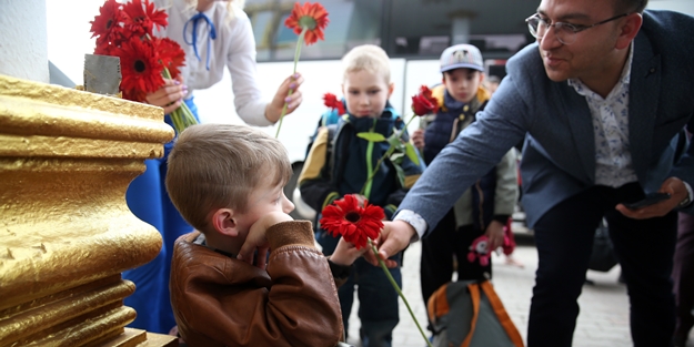 Sadece Suriyeli yetimlere değil, Ukraynalı yetimlere de sahip çıktık!