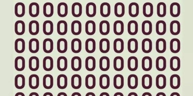 Sadece üstün zekalılar 7 saniye içinde bulabiliyor! Bakalım görebilecek misiniz?