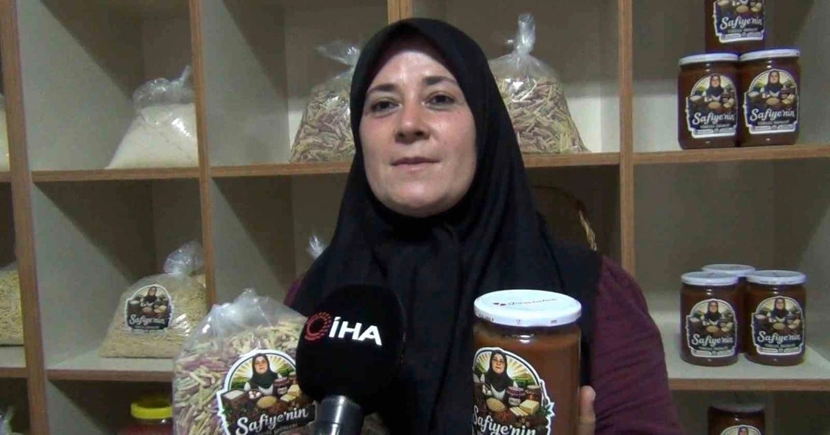 Safiye Yılmaz 3,5 dönümlük arazide hobi olarak başladı, 4 yılda markasını kurdu