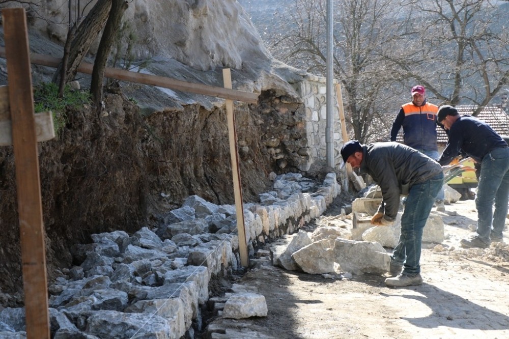 Safranbolu’da üstyapı çalışmaları 