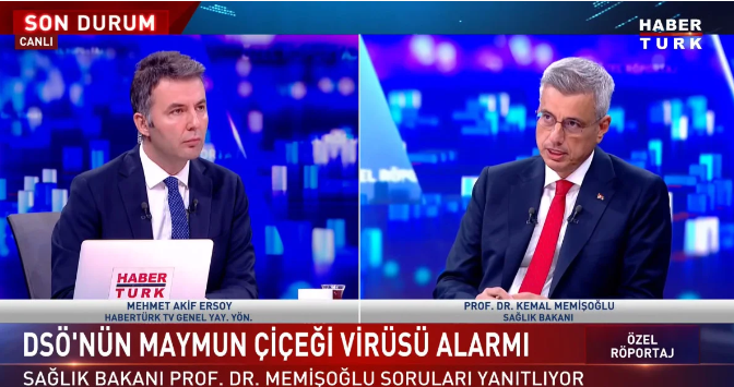 Sağlık Bakanı Kemal Memişoğlu'na açık açık soruldu! Konu: Maymun çiçeği