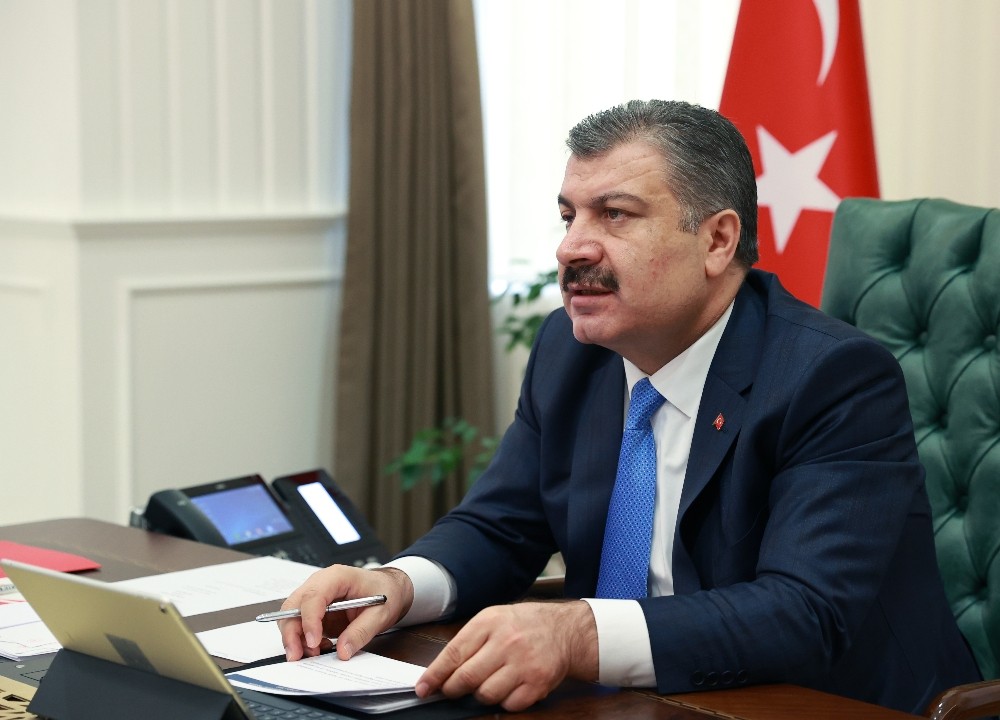 Sağlık Bakanı Koca, DSÖ’ye Türkiye’nin Covid-19 mücadelesini anlattı 
