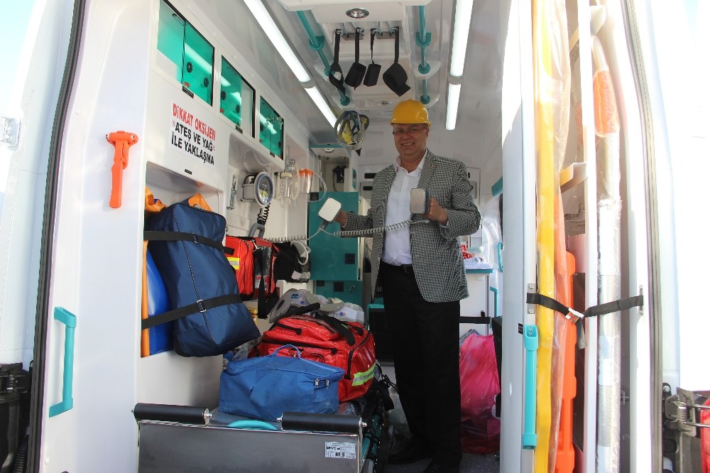 Sağlık Bakanlığı gönderdi, Tahir Ateş teslim etti 