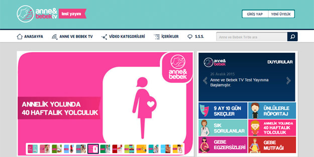Anne ve Bebek TV geliyor