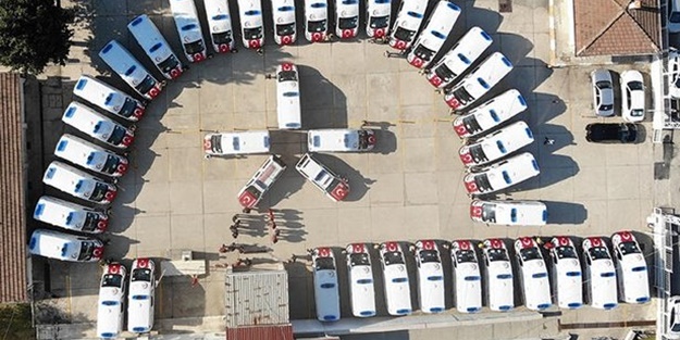 Sağlık Bakanlığı'ndan Hatay’a 38 ambulans