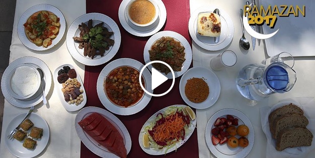 Sağlık Bakanlığı'ndan örnek ramazan sofrası