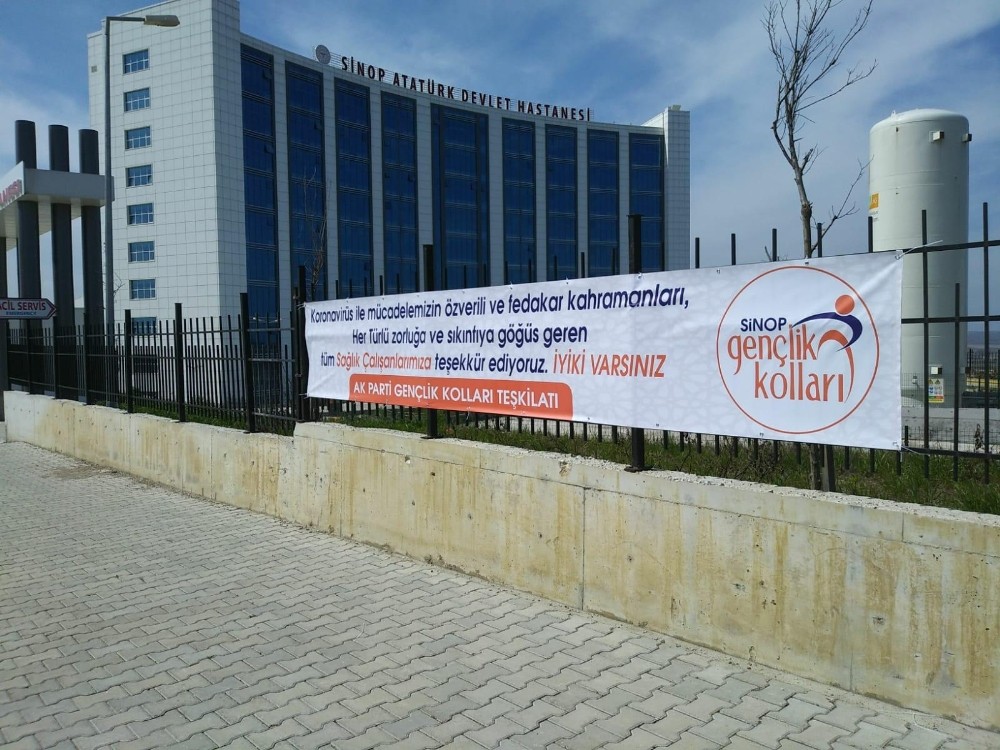 Sağlık çalışanları için moral mesajı 