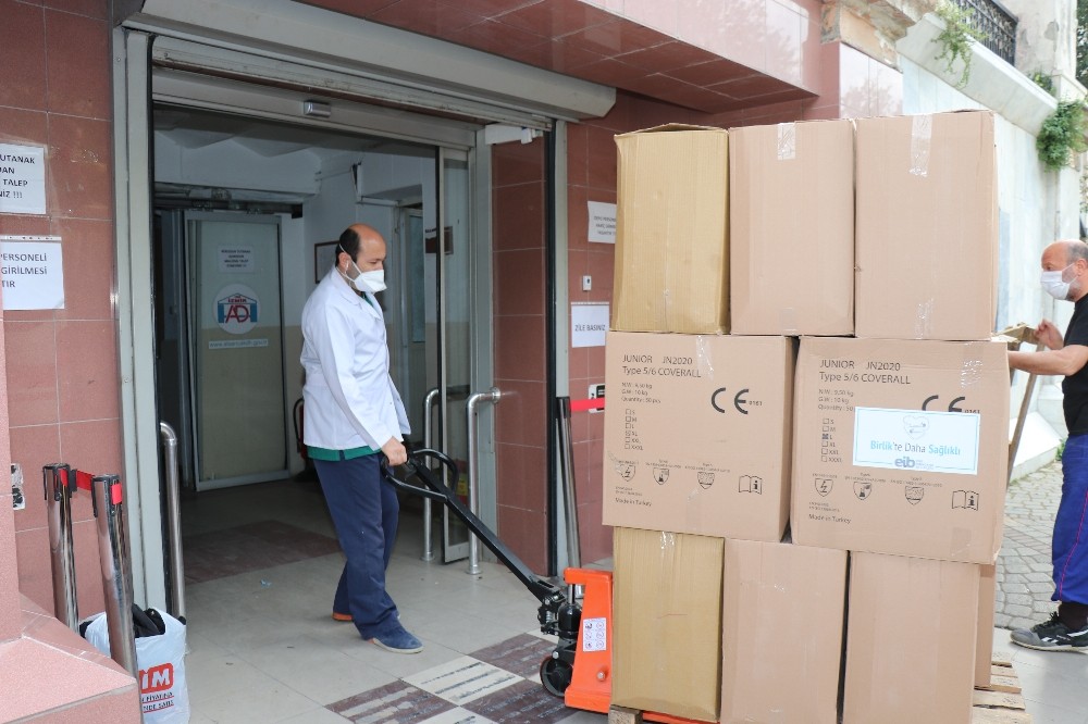 Sağlık çalışanları için tüm imkanlar seferber edildi 