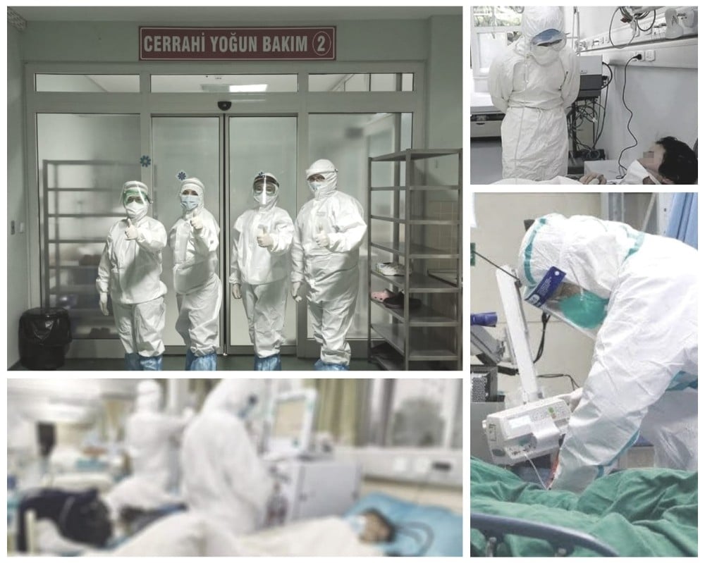 Sağlık çalışanlarından büyük fedakarlık 