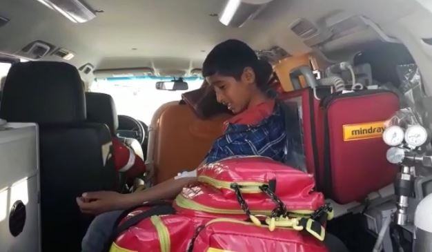 Sağlık ekipleri ve UMKE hasta çocuk için seferber oldu 