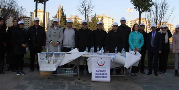 Sağlık için yürüdüler
