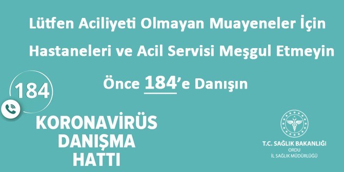 Sağlık müdürlüğü uyardı: 