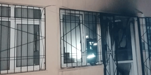 Sağlık ocağında korkutan yangın