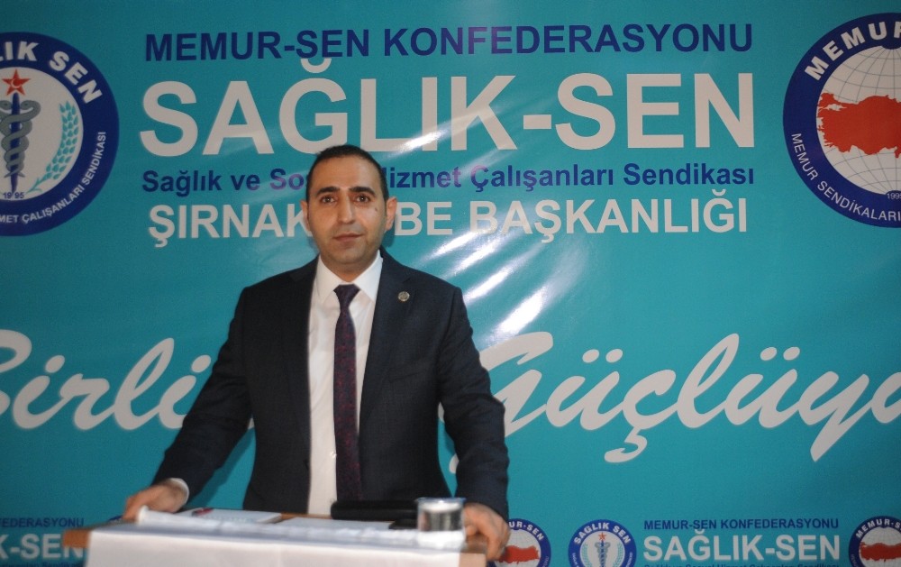 Sağlık-Sen Şırnak Şubesinden doktora darp olayına kınama 