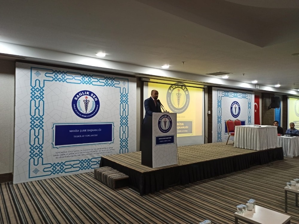 Sağlık-Sen teşkilat toplantısında bir araya geldi 