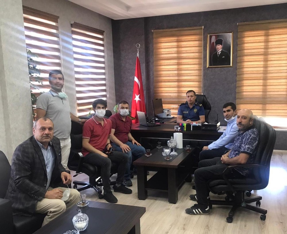 Sağlık-Sen’den İdil Emniyet Müdürü Ağırgötüren’e ziyaret 