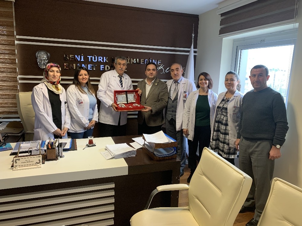 Sağlık-Sen’den Tire’ye tebrik ziyareti 