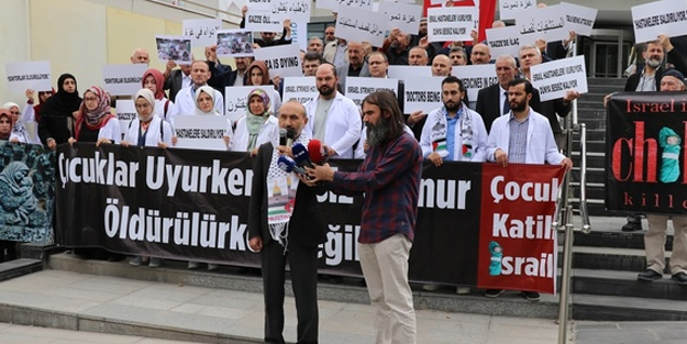 Sağlıkçılardan Filistin’e destek açıklaması