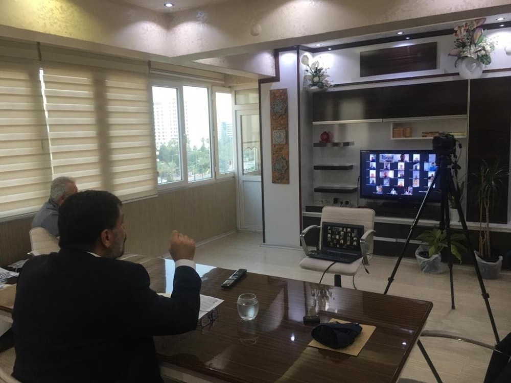 Sağlıkçıların sorunları video konferansla görüşüldü 