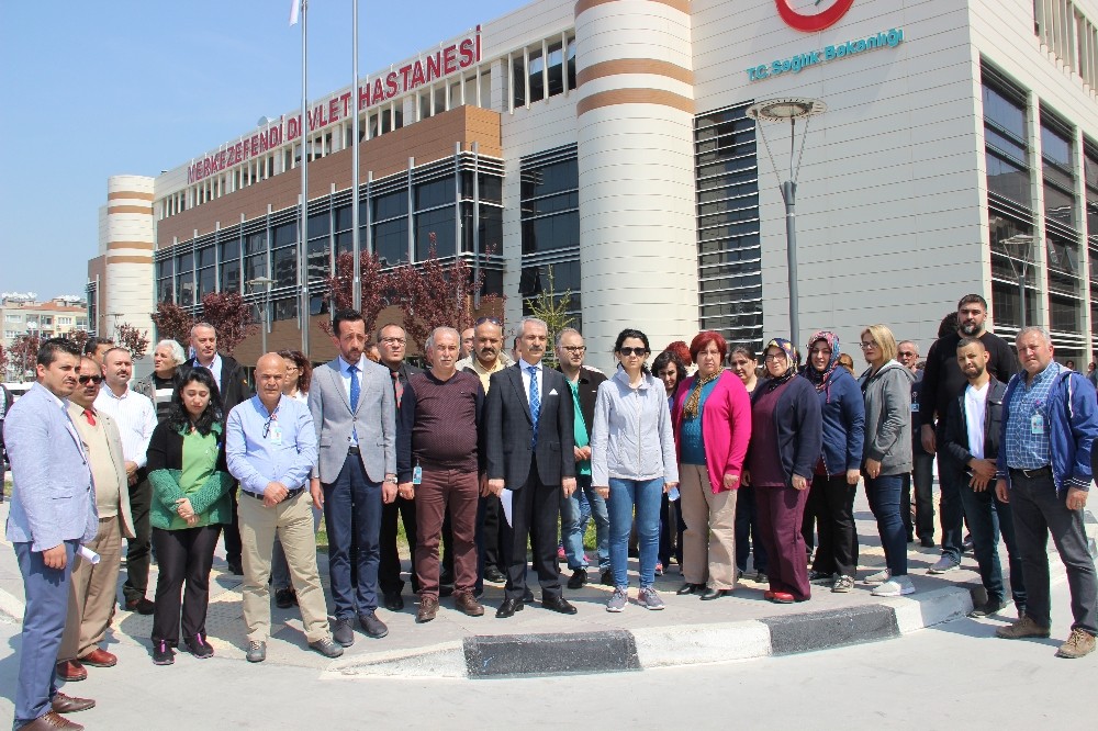 Sağlıkta ’Şiddete yeter’ diyerek iş bıraktılar 