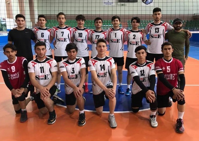 Sahabiyespor Voleybol Erkeklerde yarı finalde 