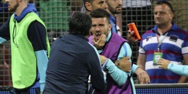 Sahada yumruk yedi, dişleri döküldü!