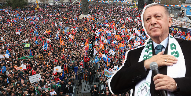 Sahadan al cevabı! AK Parti'den gövde gösterisi: Cumhurbaşkanı Erdoğan rakamı duyurdu