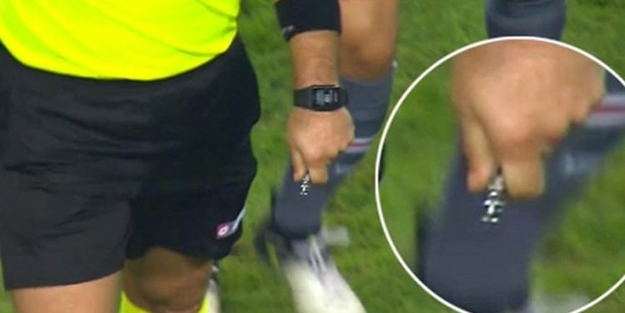 Sahaya bıçak atan taraftar hakkında karar çıktı!