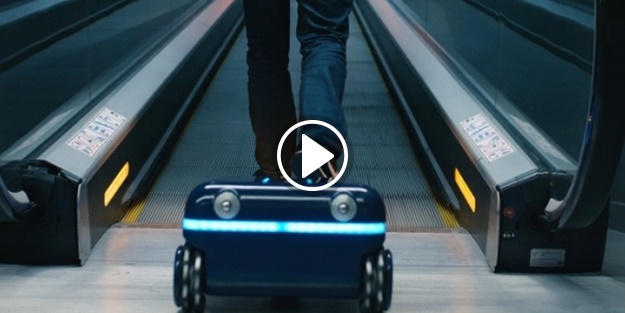 Sahibini takip eden bavul üretildi