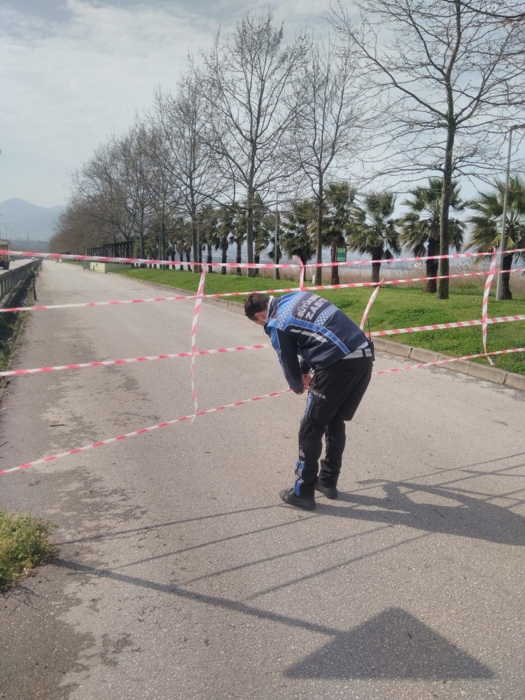 Sahil ve parklarda koronavirüs denetimleri 