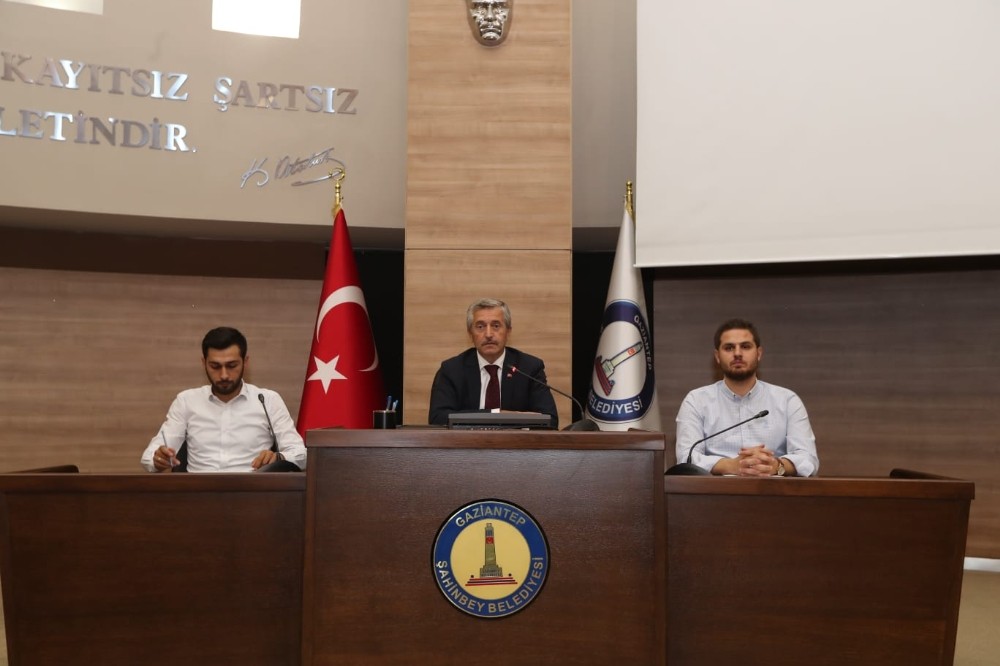 Şahinbey Belediyesi meclis toplantısı yapıldı 