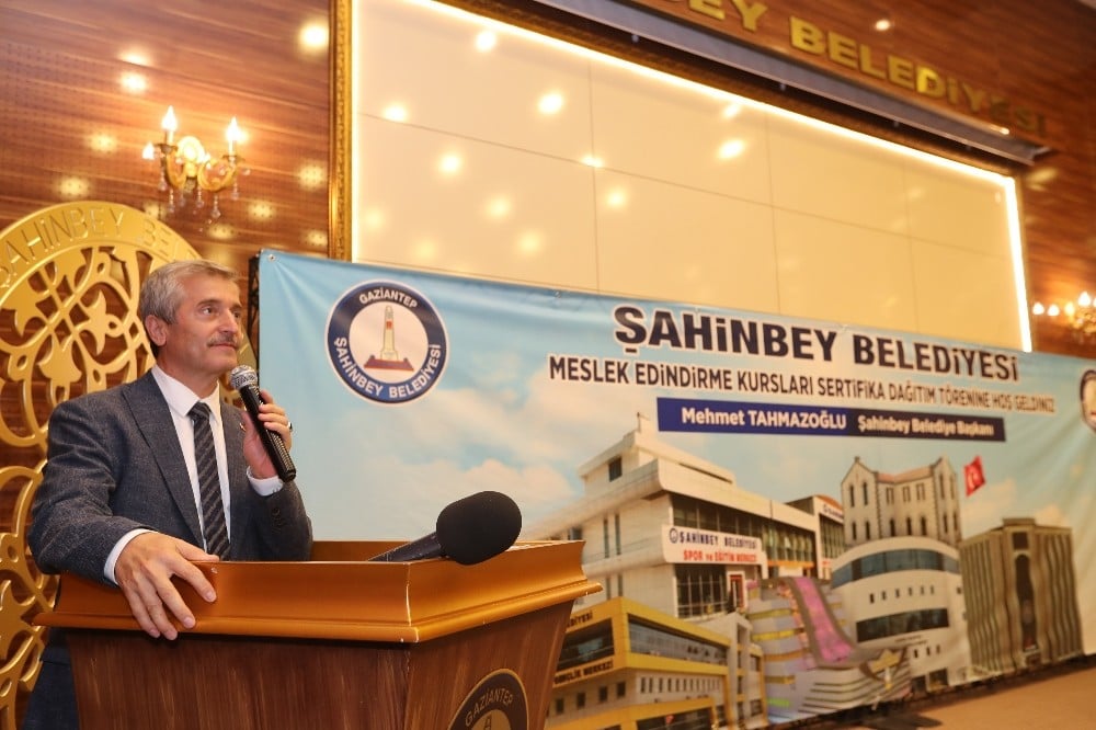 Şahinbey Belediyesi meslek edindirme kursları 