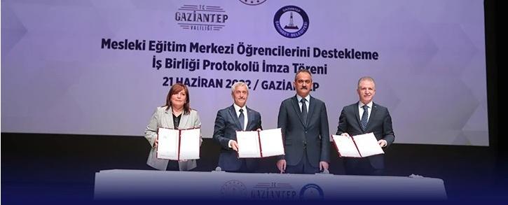 Şahinbey Belediyesi'nden mesleki eğitime 250 milyonluk dev destek