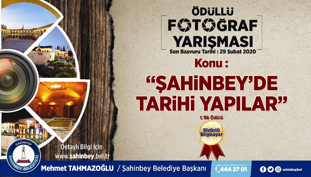 Şahinbey Belediyesinden ödüllü fotoğraf yarışması 