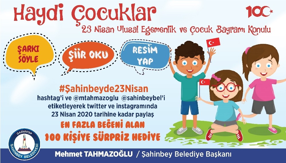 Şahinbey’de 23 Nisan etkinlikleri 