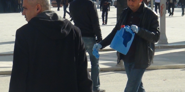 Kilis'te 'bidon' paniği