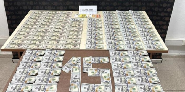 Sahte 15 bin dolar ele geçirildi