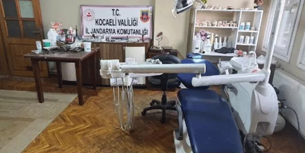 Sahte dişçi jandarmaya yakalandı