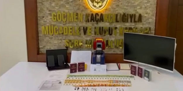Sahte evrak operasyonuna 10 gözaltı