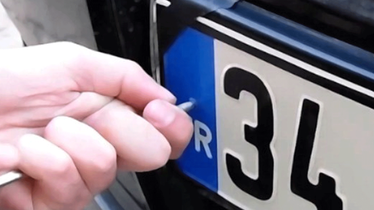 Sahte plaka operasyonunda gözaltılar var