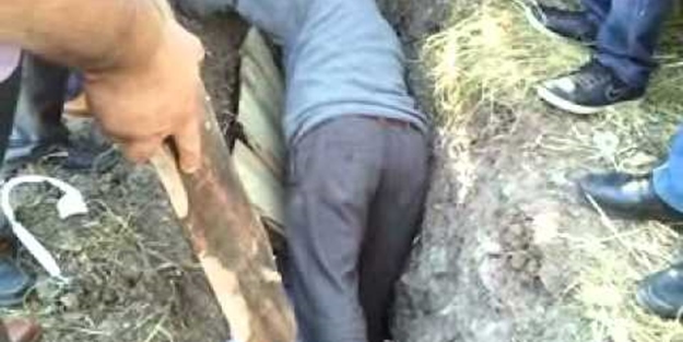 Şaka değil gerçek: Diri diri gömülecekken...