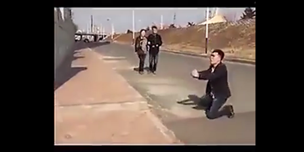 Şakanın sonu çok kötü bitti - VIDEO